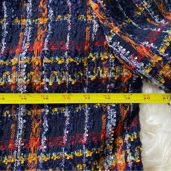 NWT Chico's Mid-length Tweed Open-Front Petite Jacket Size 8-10P / Small - Picture 10 of 13